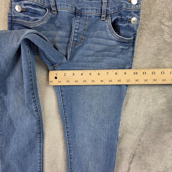 Levis Overalls Youth Size 14 Blue Denim Adjustable Straps Straight Leg Jeans - Picture 8 of 13